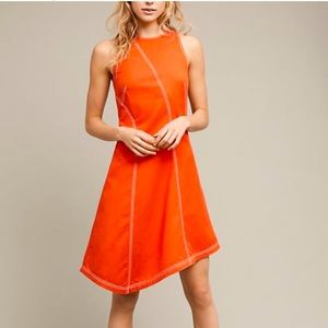 Anthropologie Asymmetrical Bileu Dress 4